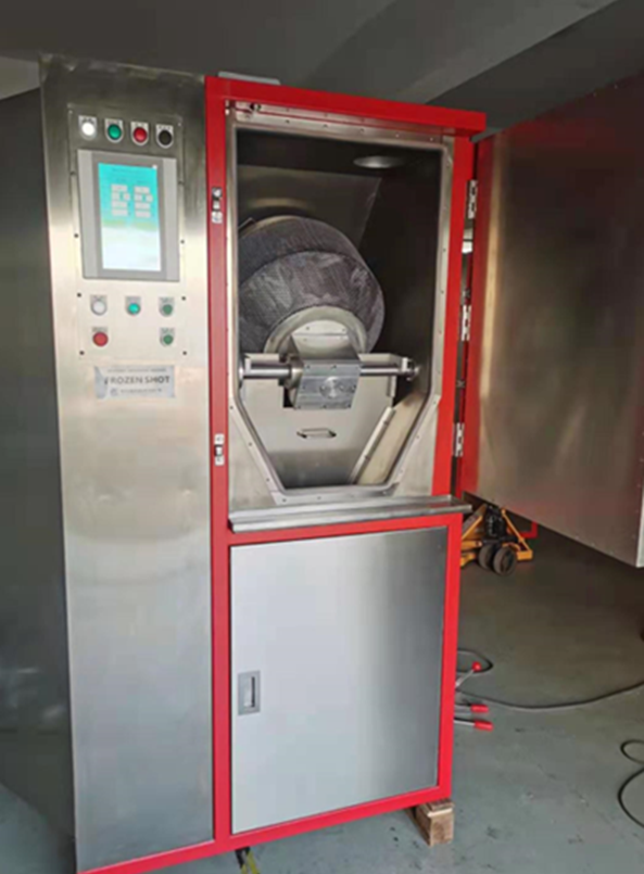 Nanjing Pege Frozen Shot Cryogenic Deflashing Machine Shipped to Greece ...